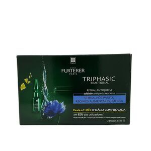 Rene Furterer Triphasic Reactional Concentrated Serum 12 Vials x 0.16 oz. 1 kit